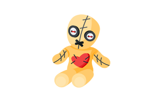 Voodoo Doll Free Sticker PNG
