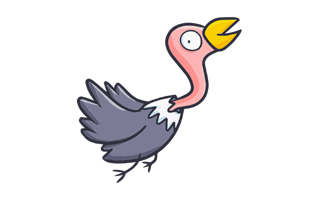Vulture Free Sticker PNG