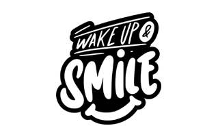 Wake Up And Smile Free Sticker PNG