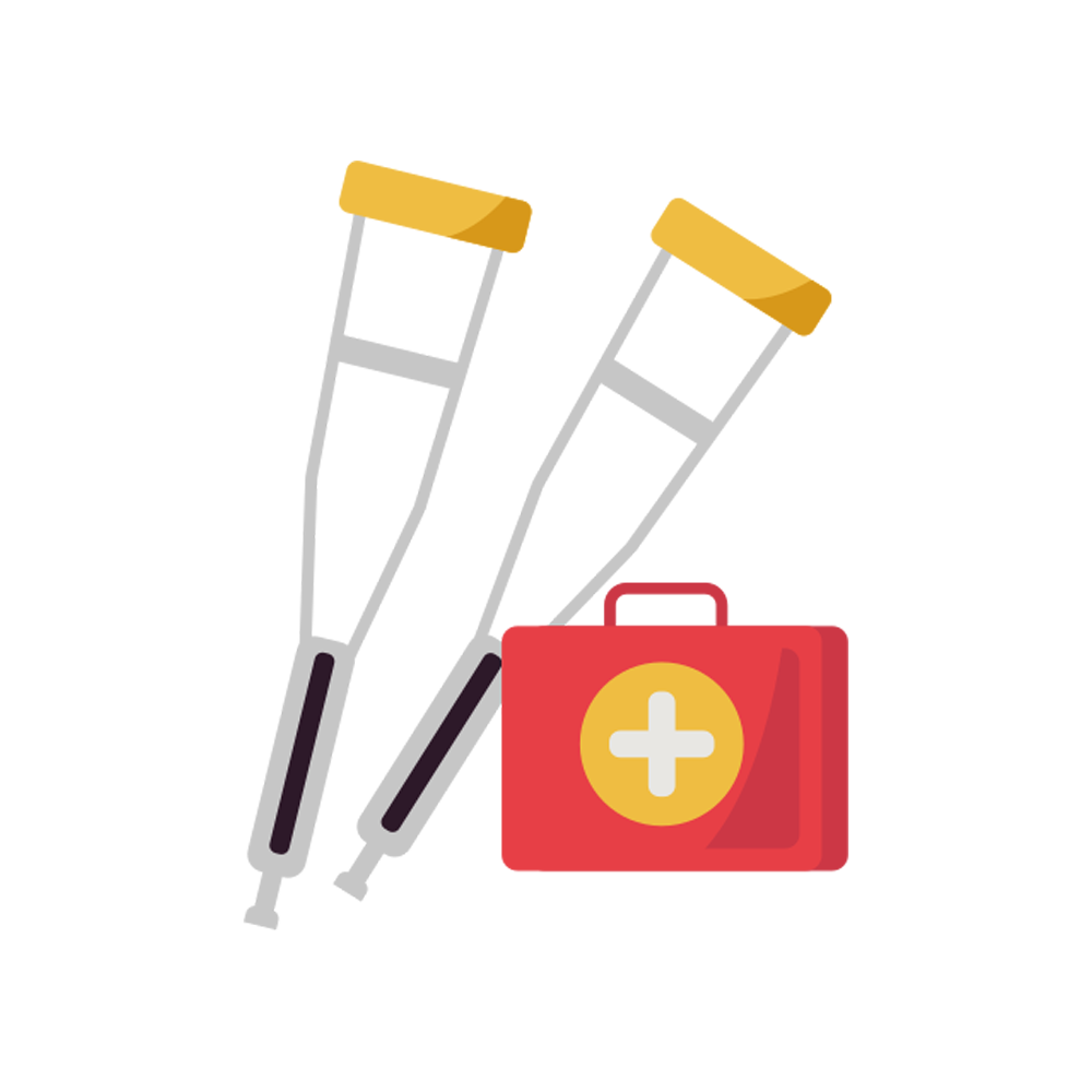 Walking Aid Sticker Transparent Image