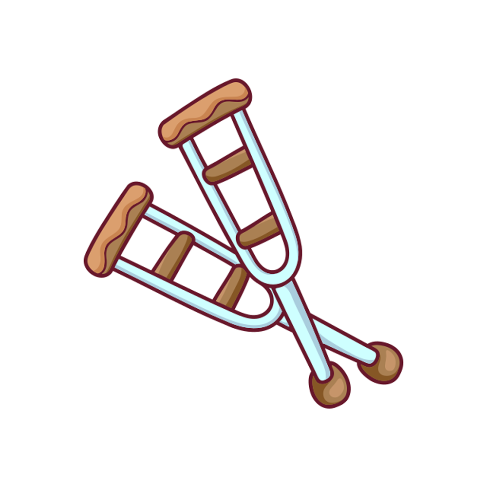 Walking Aid Sticker Transparent Gallery