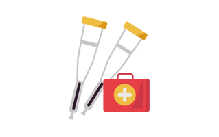 Walking Aid Sticker PNG