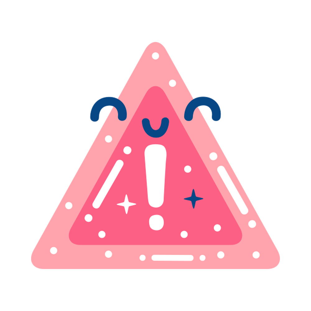 Warning Free Sticker Transparent Image