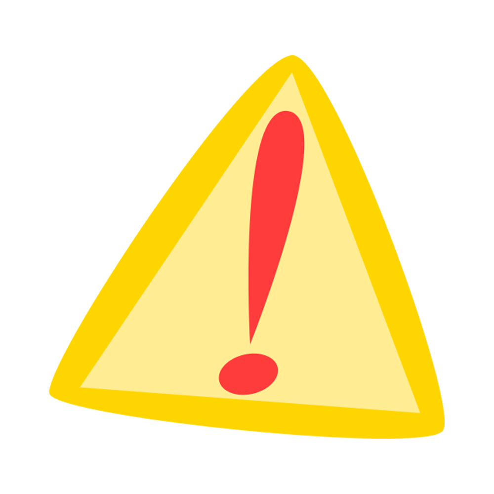 Warning Free Sticker Transparent Photo