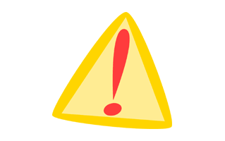 Warning Sticker Free PNG