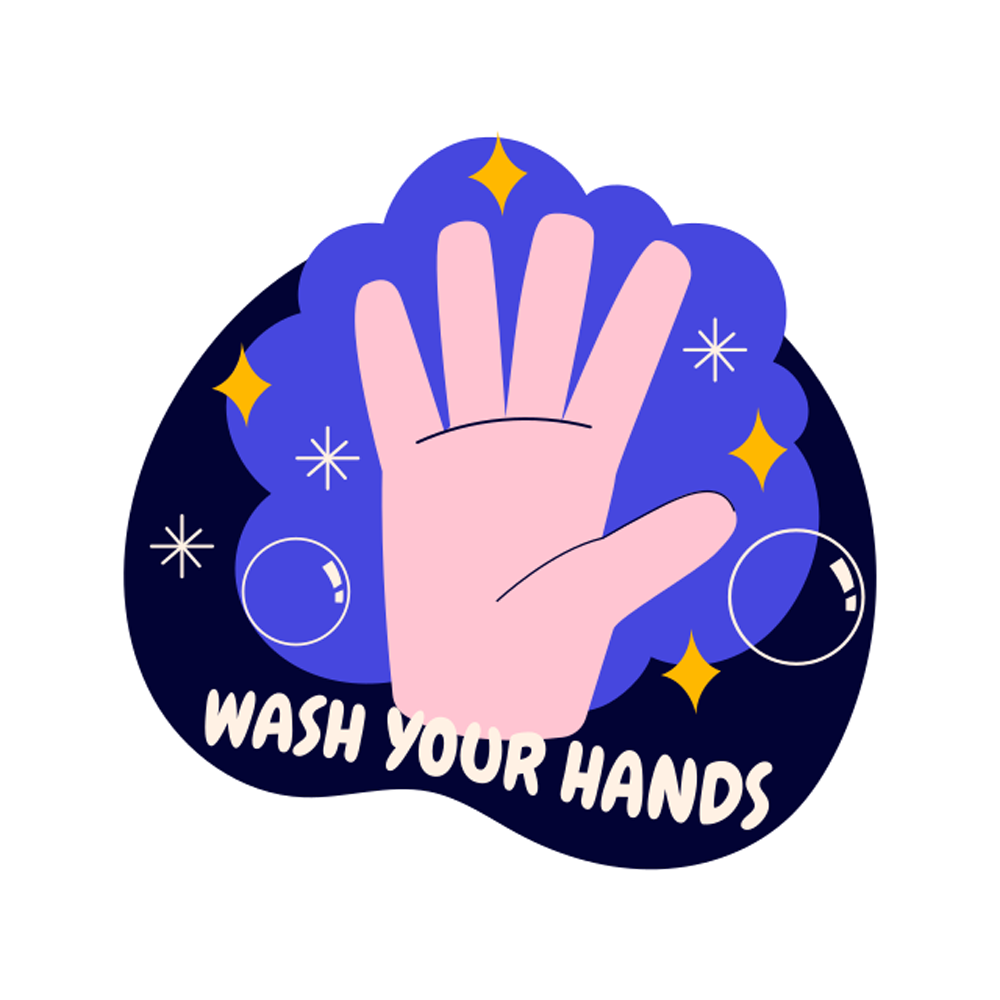 Wash Your Hands Free Sticker Transparent Image