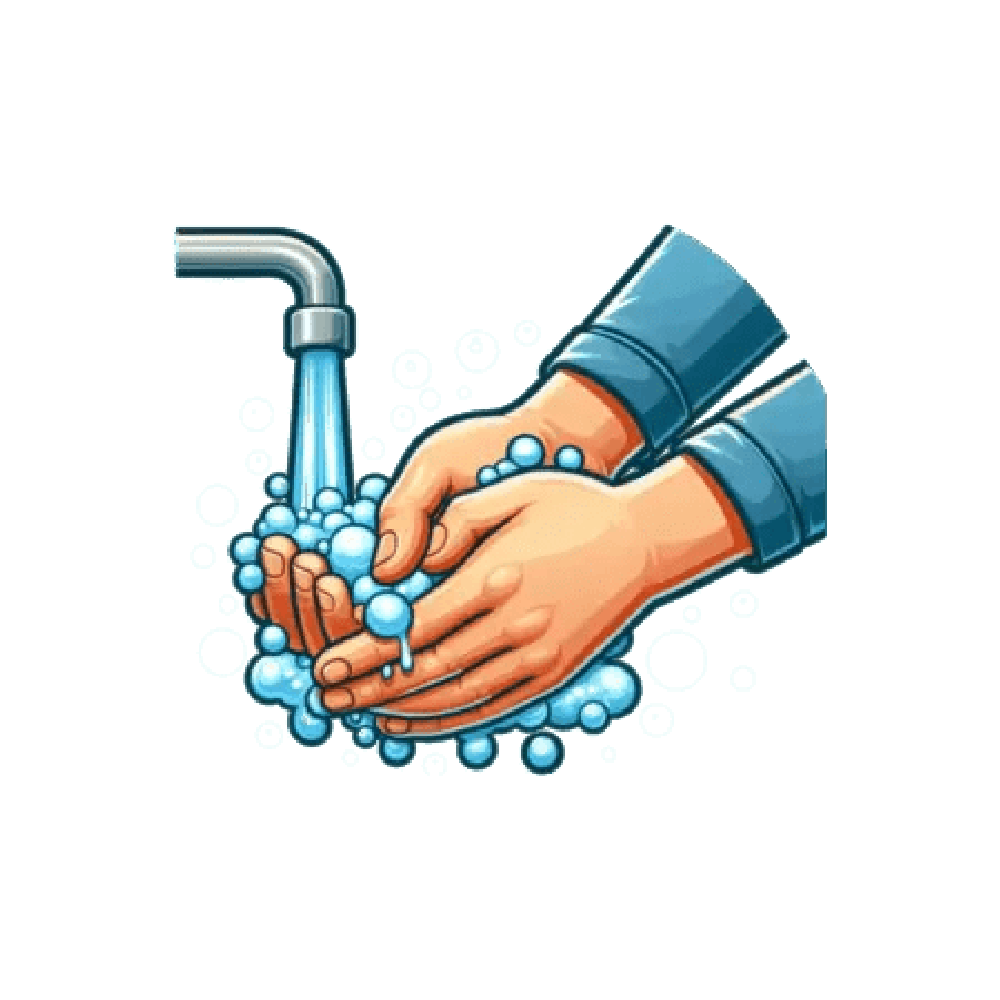 Wash Your Hands Free Sticker Transparent Clipart