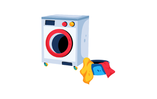 Washing Machine Free Sticker PNG