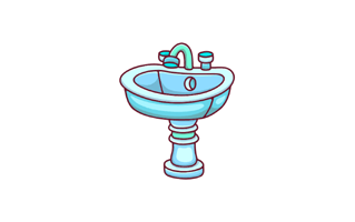 Wastafel Free Sticker PNG