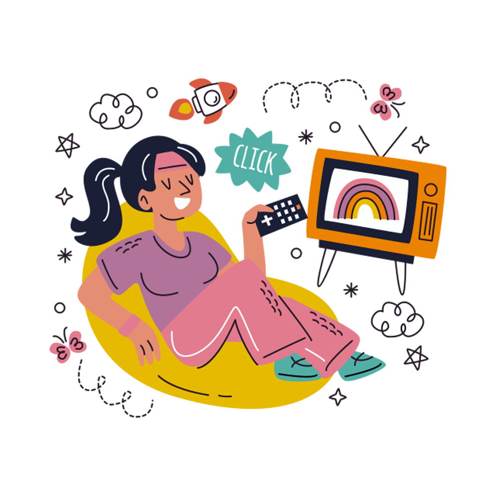 Watch Tv Free Sticker Transparent Image