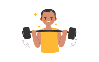 Weight Lift Sticker PNG