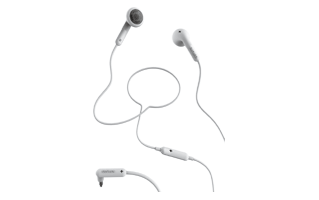 White Earphone PNG
