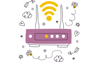 Wifi Router Sticker PNG