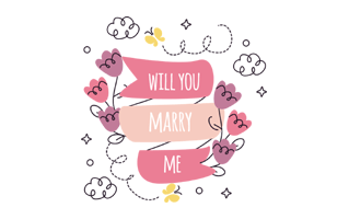 Will You Marry Me Free Sticker PNG