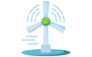 Windmill Sticker PNG
