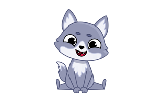 Wolf Sticker PNG