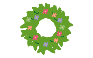 Wreath Sticker PNG
