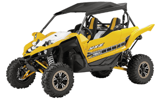Yellow ATV Quad Bike PNG