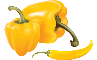 Yellow Chilli PNG
