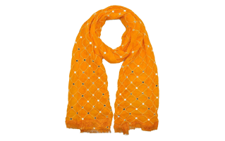 Yellow Dupatta PNG
