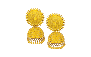 yellow Earring PNG
