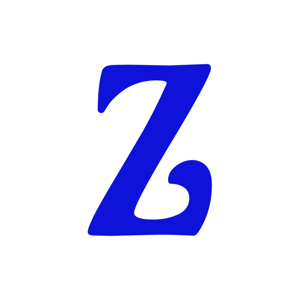 Z Alphabet Blue Transparent Image