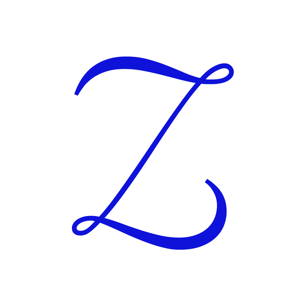 Z Alphabet Blue Transparent Picture